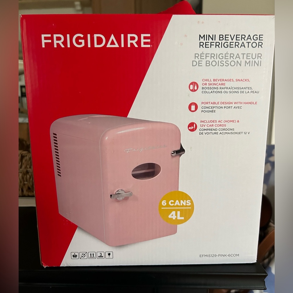 Pink Mini Fridge - Picture 2 of 5